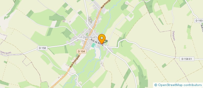 localisation de l'entreprise MADAME PRESCILLA MOREL  COYECQUES