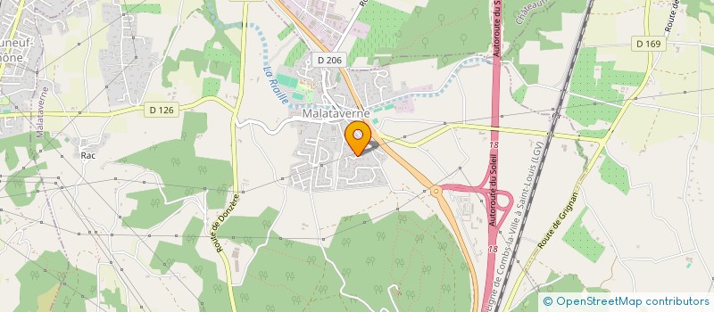 localisation de l'entreprise MADAME PRESCILLA OTAL  MALATAVERNE