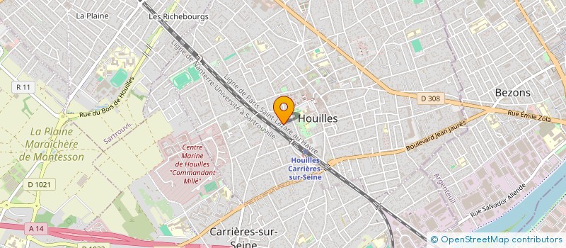 localisation de l'entreprise MADAME PRESCILLA PRIMEL  HOUILLES