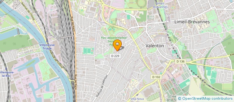 localisation de l'entreprise MADAME PRESCILLIA BONANI  VILLENEUVE-SAINT-GEORGES