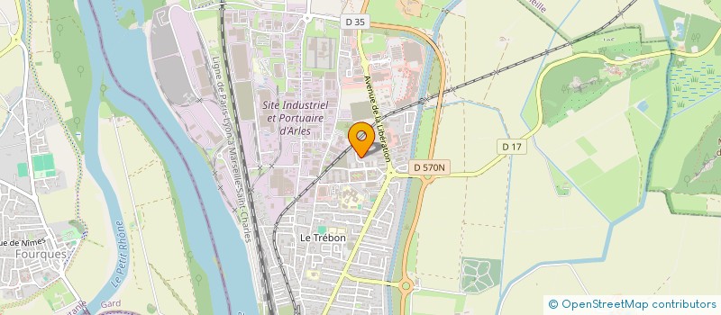 localisation de l'entreprise MADAME PRESCILLIA BOREL  ARLES