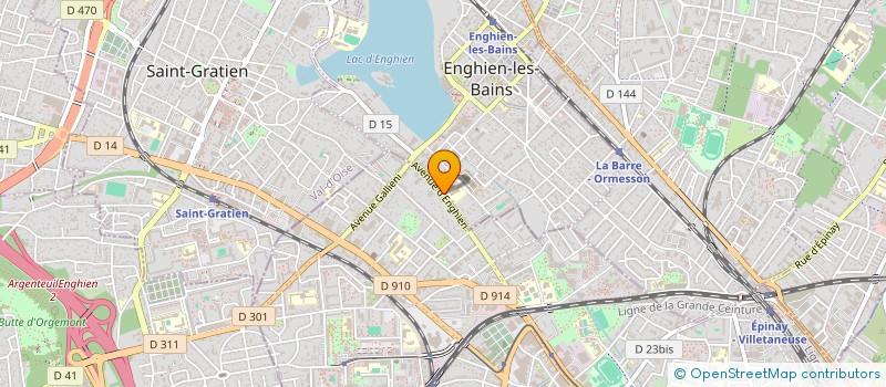 localisation de l'entreprise MADAME PRESCILLIA BOUKHOBZA  ENGHIEN LES BAINS