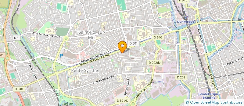 localisation de l'entreprise MADAME PRESCILLIA BOUSSEMAERE à DUNKERQUE