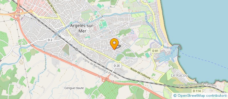 localisation de l'entreprise MADAME PRESCILLIA BRUYERE à ARGELES-SUR-MER