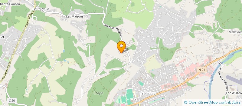 localisation de l'entreprise MADAME PRESCILLIA CHARPENTIER  SAINTES