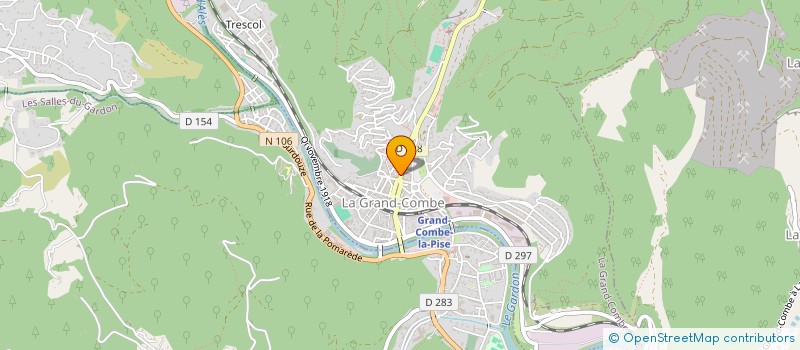 localisation de l'entreprise MADAME PRESCILLIA CHATELLARD  LA GRAND-COMBE