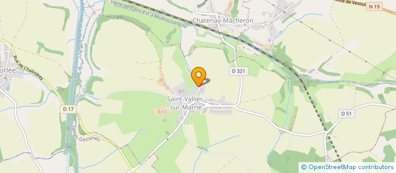 localisation de l'entreprise MADAME PRESCILLIA COLNARD à SAINT-VALLIER-SUR-MARNE