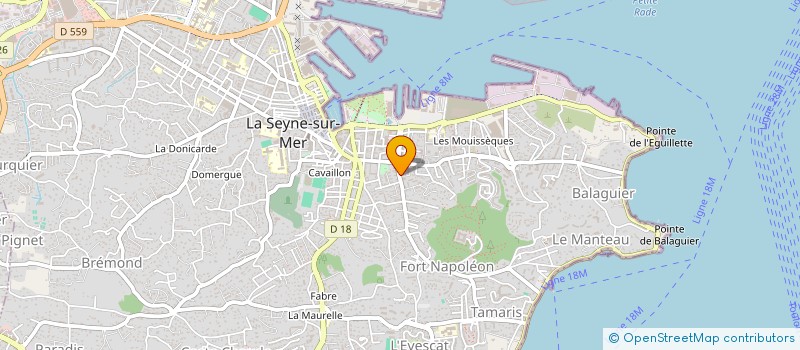 localisation de l'entreprise MADAME PRESCILLIA CRABOS à LA SEYNE-SUR-MER