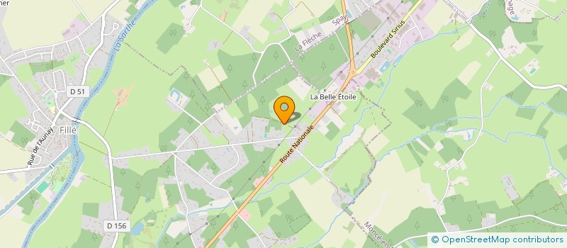 localisation de l'entreprise MADAME PRESCILLIA DELORME  GUECELARD