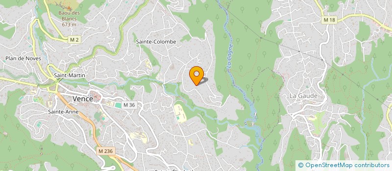 localisation de l'entreprise MADAME PRESCILLIA DEROMBISE  VENCE