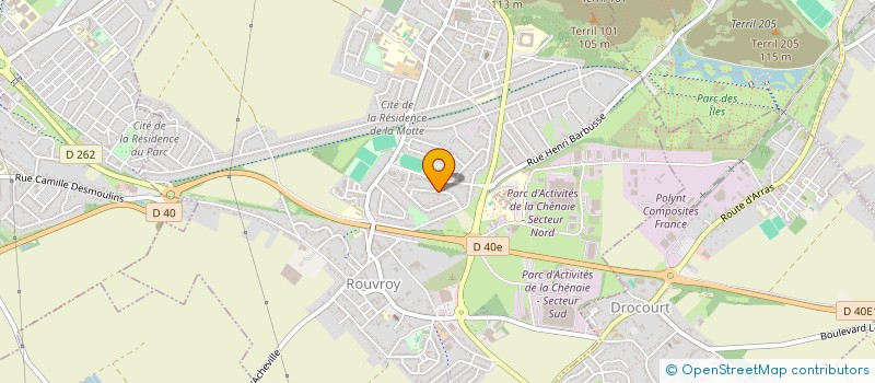 localisation de l'entreprise MADAME PRESCILLIA DOMBROWSKI  ROUVROY