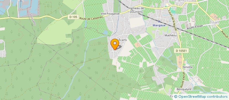 localisation de l'entreprise MADAME PRESCILLIA DUFAU  MARGAUX-CANTENAC