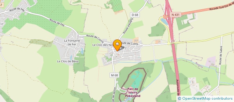 localisation de l'entreprise MADAME PRESCILLIA FERREIRA  FEY