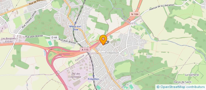 localisation de l'entreprise MADAME PRESCILLIA FLORES DA COSTA  MERU