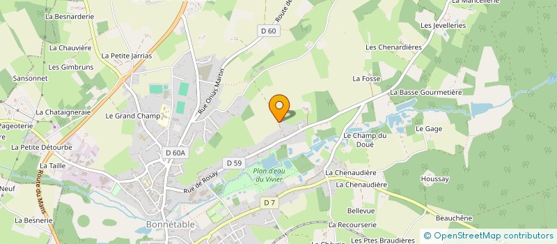 localisation de l'entreprise MADAME PRESCILLIA GOURAYE  MOUSTOIR-AC