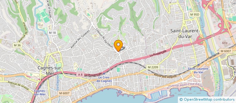localisation de l'entreprise MADAME PRESCILLIA GUEY  CAGNES-SUR-MER