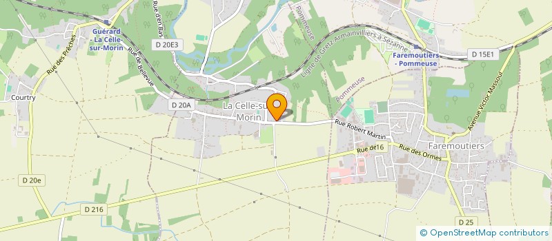 localisation de l'entreprise MADAME PRESCILLIA LANCEZEUX  LA CELLE-SUR-MORIN