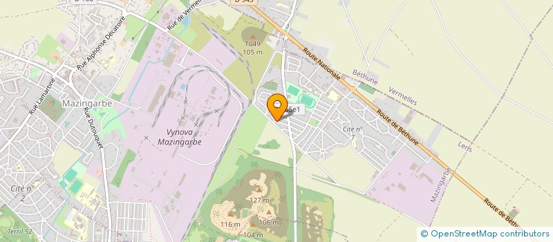 localisation de l'entreprise MADAME PRESCILLIA LECHAT  MAZINGARBE