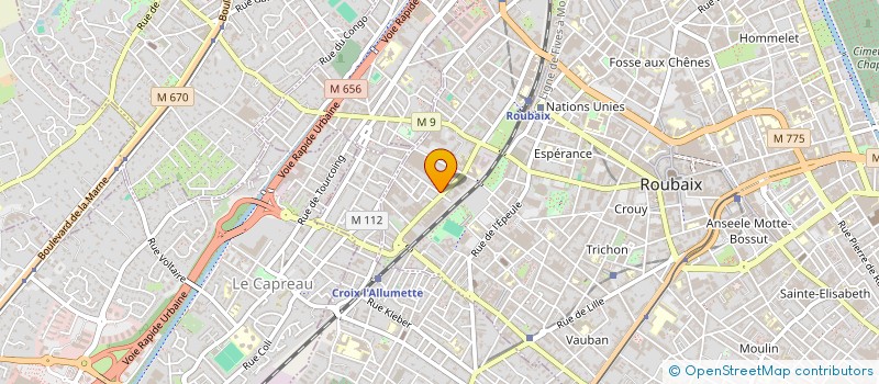 localisation de l'entreprise MADAME PRESCILLIA MBISSI BANDOKI  ROUBAIX