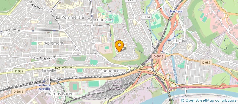 localisation de l'entreprise MADAME PRESCILLIA MERCIER  LE HAVRE