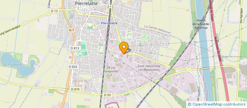 localisation de l'entreprise MADAME PRESCILLIA MOUIREN  PIERRELATTE