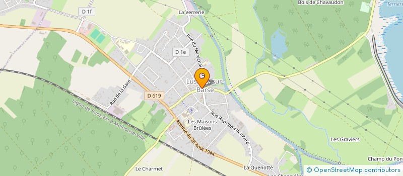 localisation de l'entreprise MADAME PRESCILLIA OLIVE  LUSIGNY-SUR-BARSE