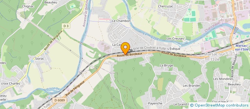 localisation de l'entreprise MADAME PRESCILLIA PIERDON  MARSAC-SUR-L'ISLE