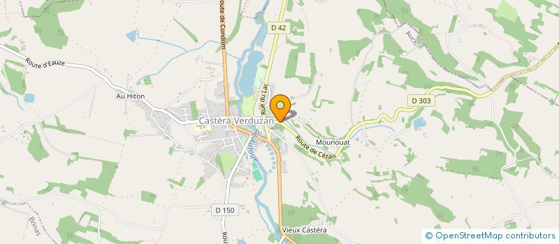 localisation de l'entreprise MADAME PRESCILLIA PRENERON  CASTERA-VERDUZAN