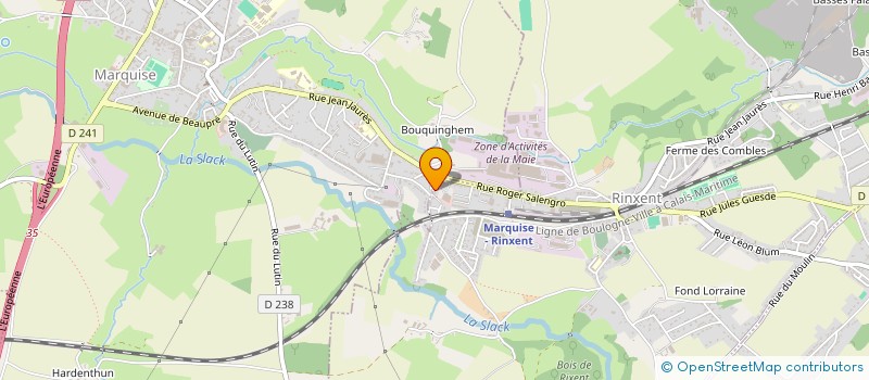 localisation de l'entreprise MADAME PRESCILLIA RAIMOND  RINXENT