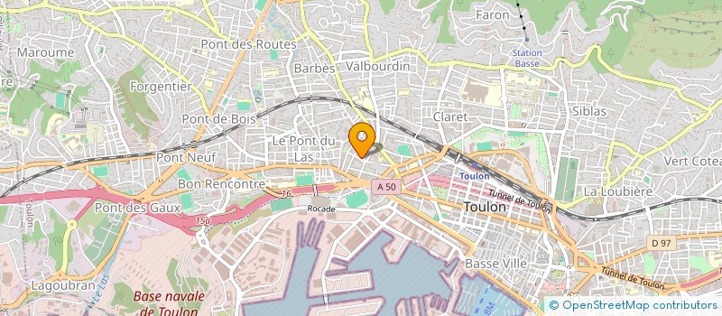 localisation de l'entreprise MADAME PRESCILLIA REZZOUALI  TOULON