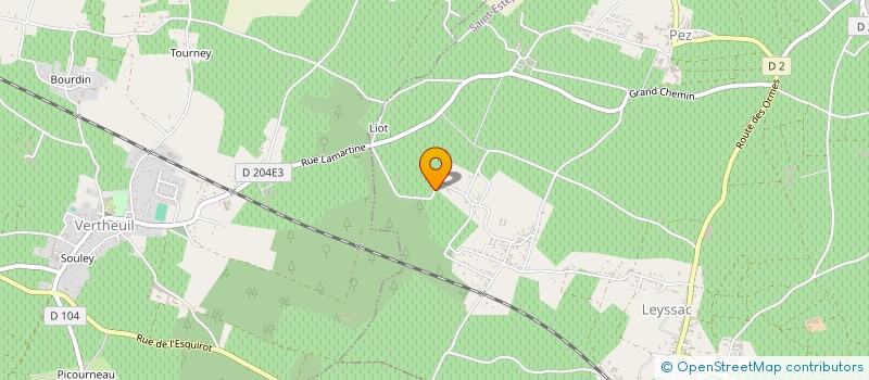 localisation de l'entreprise MADAME PRESCILLIA RIVE  SAINT-ESTEPHE