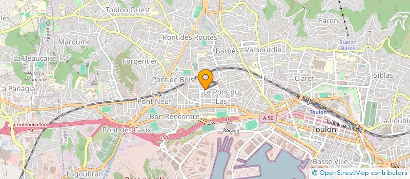 localisation de l'entreprise MADAME PRESCILLIA ROBERT  TOULON