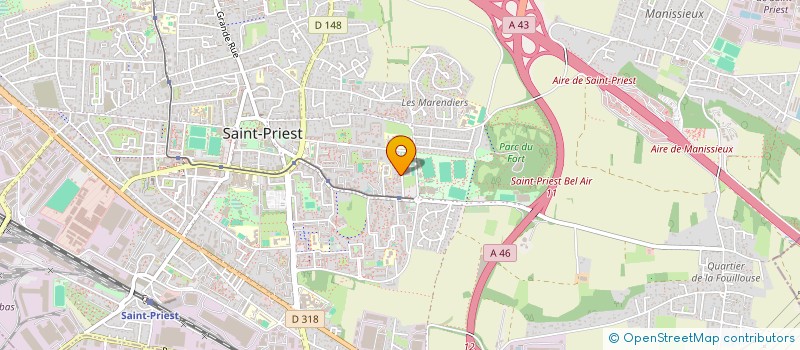 localisation de l'entreprise MADAME PRESCILLIA ROUSSEAU  SAINT-PRIEST