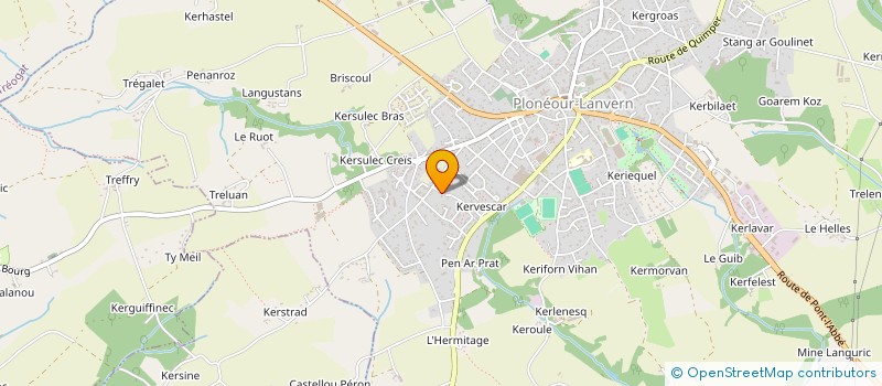 localisation de l'entreprise MADAME PRESCILLIA TOULARASTEL  PLONEOUR-LANVERN