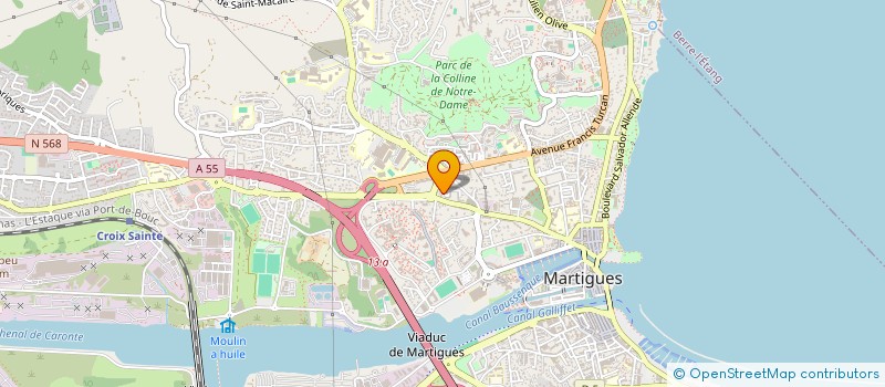 localisation de l'entreprise MADAME PRESCILLIA TOURREL à MARTIGUES