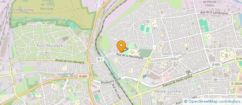 localisation de l'entreprise MADAME PRESCILLIA VERHOYE à DUNKERQUE