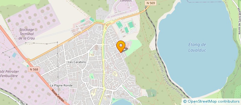 localisation de l'entreprise MADAME PRESCYLLIA RODRIGUEZ  FOS-SUR-MER