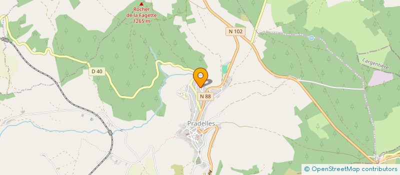 localisation de l'entreprise MADAME PRESILIA CHAUVET  PRADELLES