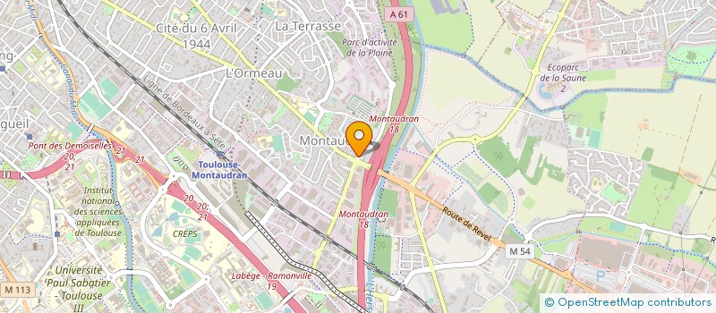 localisation de l'entreprise MADAME PRICILIA DAUPHIN à TOULOUSE