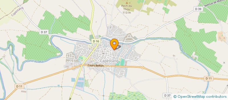localisation de l'entreprise MADAME PRICILIA OJER à CAPESTANG