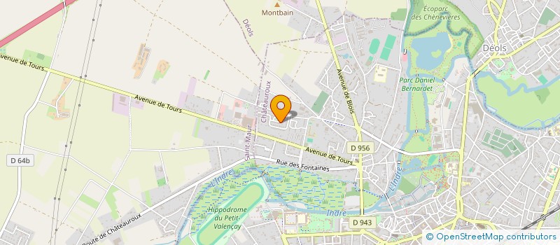 localisation de l'entreprise MADAME PRIMEROSE DESTER à CHATEAUROUX