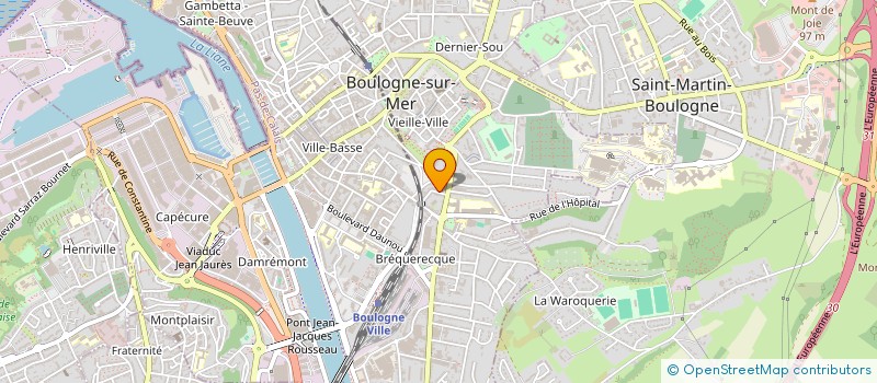 localisation de l'entreprise MADAME PRIMEROSE MANCHUELLE  BOULOGNE-SUR-MER