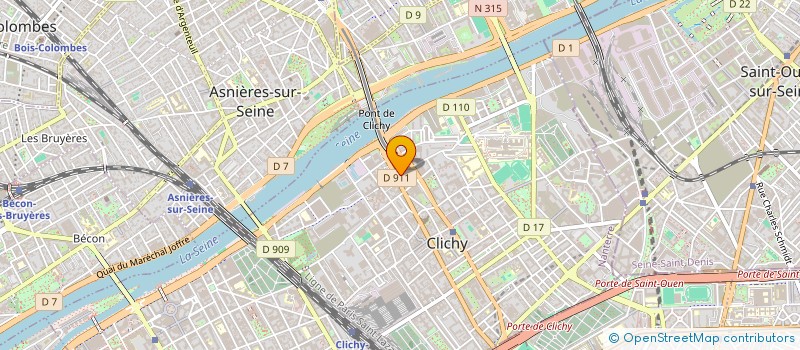 localisation de l'entreprise MADAME PRINCELA TANIAGYA à CLICHY