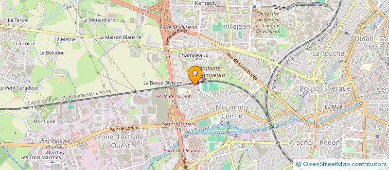 localisation de l'entreprise MADAME PRISCA ACQUAH  RENNES