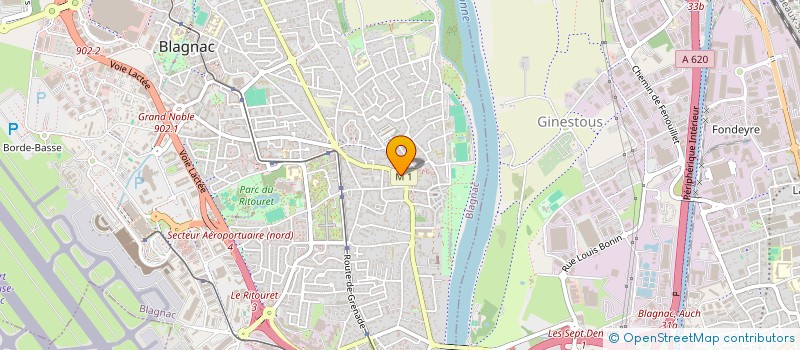 localisation de l'entreprise MADAME PRISCA AKUE  BLAGNAC