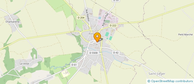 localisation de l'entreprise MADAME PRISCA BAERT  REBAIS