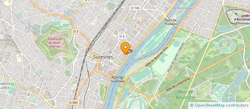 localisation de l'entreprise MADAME PRISCA BERTIN à SURESNES