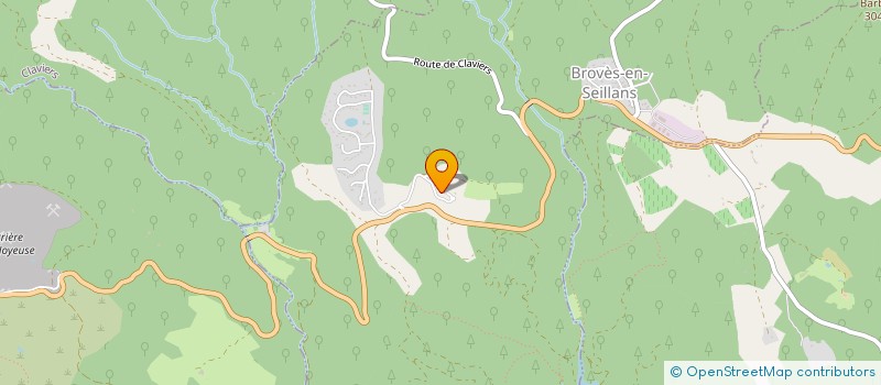 localisation de l'entreprise MADAME PRISCA BUNAU-VARILLA-ALPHAND  SEILLANS