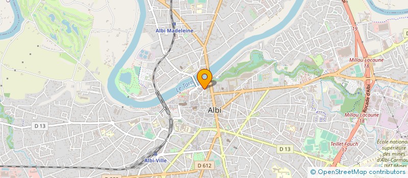 localisation de l'entreprise MADAME PRISCA CHARLES à ALBI