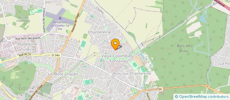 localisation de l'entreprise MADAME PRISCA CHOMEL  CHELLES